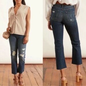 Mother Jeans The Scrapper Cuff Size 28